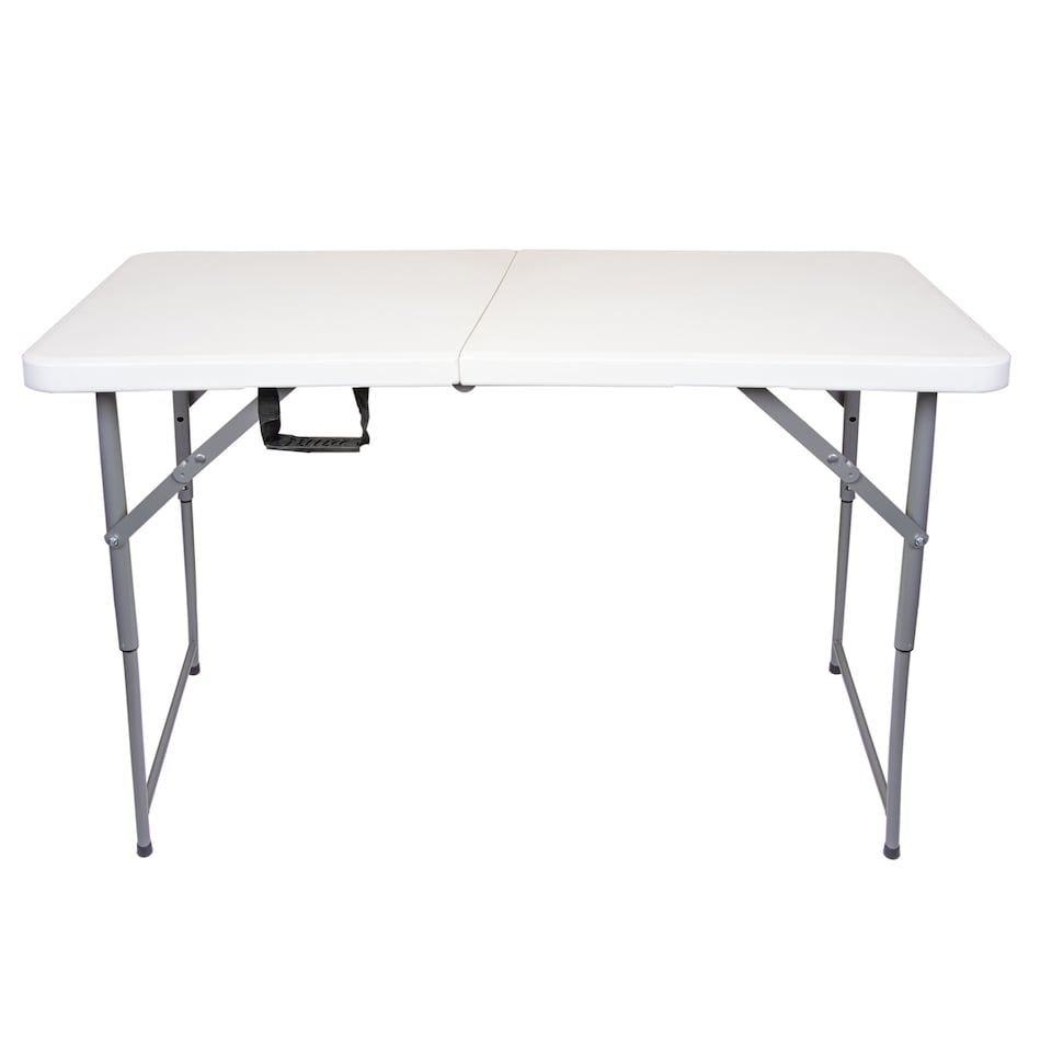 image 1 of Folding Picnic Table Portable 4FT Extendable Height