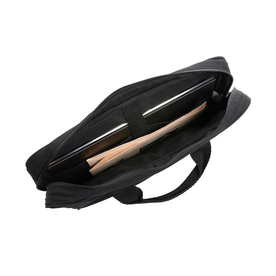 image 1 of XD Collection Laluka Recycled Cotton Aware Laptop Bag - Black - One Size | Black