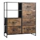 image 1 of Living and Home Wooden Storage Cabinet with 6 Drawers