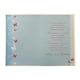 image 3 of Age 80 Floral Design Soft Blue Birthday Card