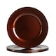 image 1 of Argon Tableware Metallic Charger Plates - 33cm - Dark Red - Pack of 6