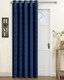 image 2 of Velosso Chevron Eyelet Thermal Door Curtain - 117cm x 213cm | Yellow | Ochre
