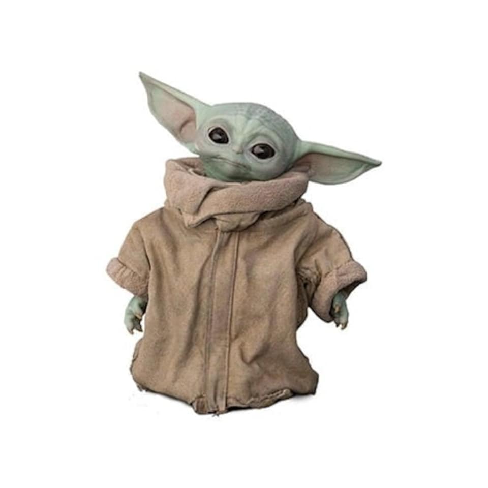 The Child Baby Yoda Wise Head Tilt The Mandalorian Star Mini Cardboard Cutout 95cm