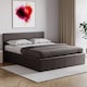 image 1 of Vida Designs Lisbon 5ft King Size Ottoman Bed Storage Faux Leather, Brown, 150 x 200cm