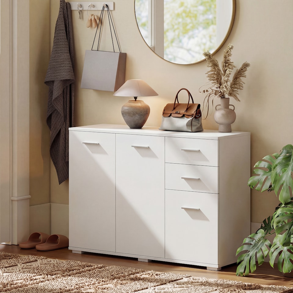 image 1 of HOMCOM Modern Sideboard Kitchen Storage Cabinet