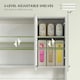 image 9 of HOMCOM Freestanding Kitchen Cupboard, Storage Cabinet with Doors White