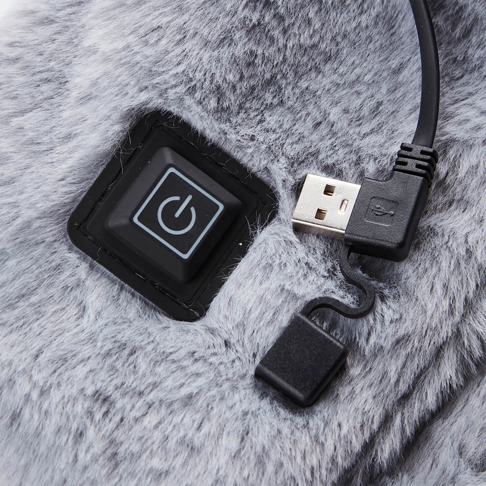 image 1 of Coopers Of Stortford Heated Fleece Scarf Rechargeable 3 Heat Settings