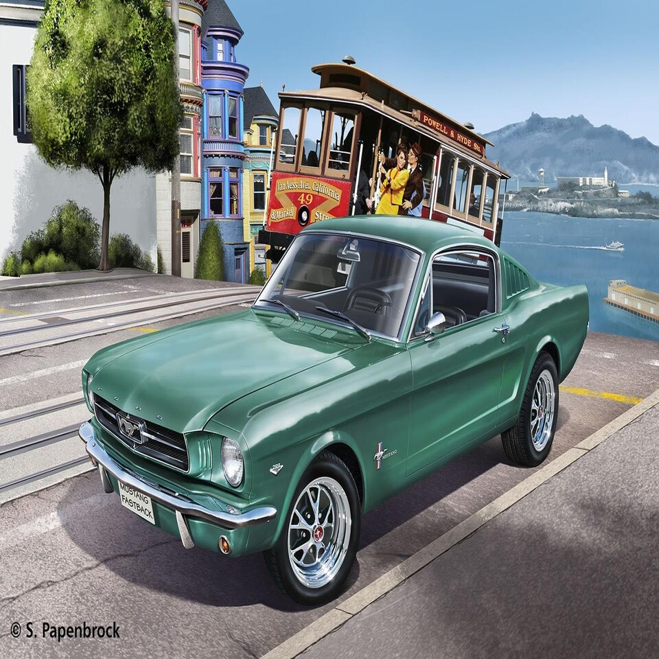 Revell 1965 Ford Mustang 2+2 Fastback Model Set (1:24 Scale)
