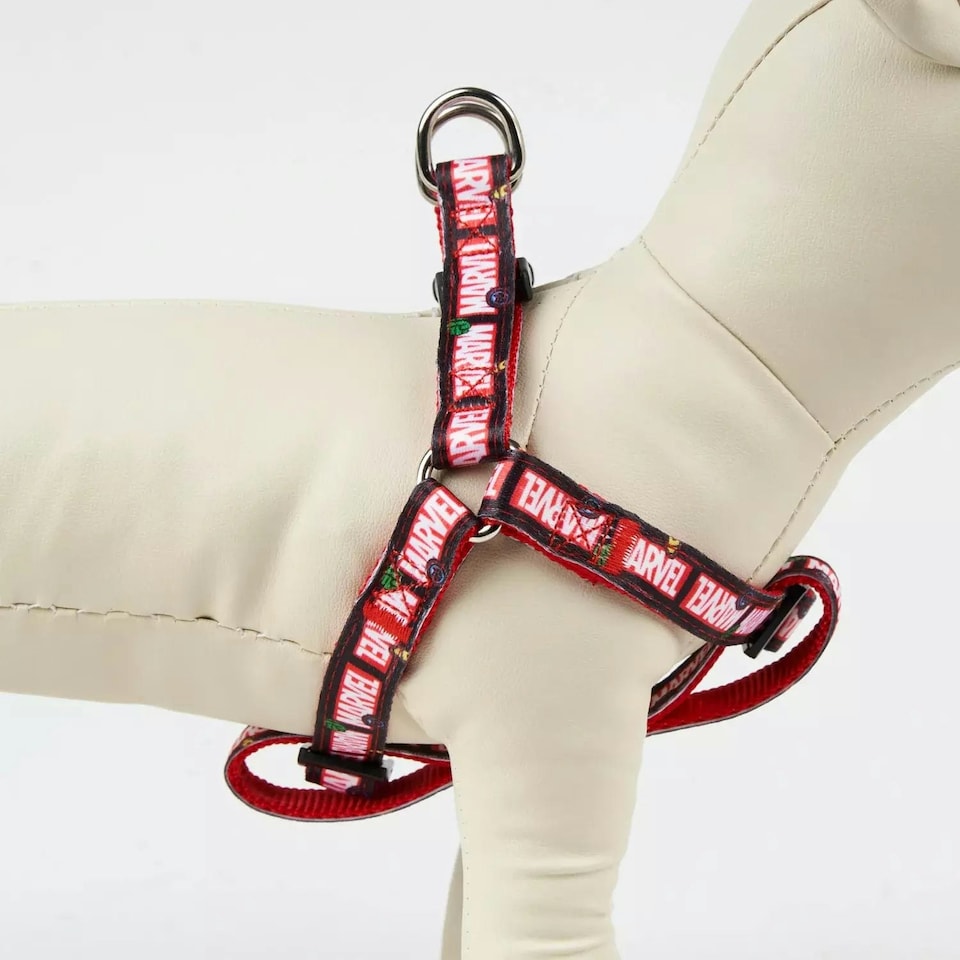 image 1 of Marvel Nylon Dog Harness (M) Red