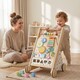 image 2 of AIYAPLAY Wooden Baby Walker with Speed Control, Activity Centre for 18 M+