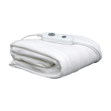 Daewoo Slumber Double Electric Heated Underblanket Polyester 135 x 120cm White