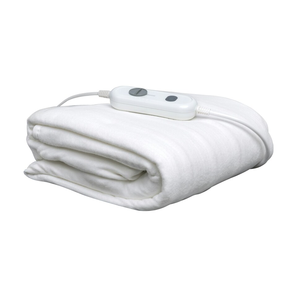 image 1 of Daewoo Slumber Double Electric Heated Underblanket Polyester 135 x 120cm White