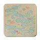 image 3 of 12 Piece Placemat And Coaster Set With Designer Artwork And Wood Bottom