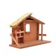 image 4 of LARGE Handmade Nativity Scene Birth Jesus Christ Wooden Stable Figurine House Sculpture Christmas Decoration Xmas Décor, W