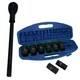 image 1 of 3/4" Ratchet 20 teeth 500mm Total Length + 8 Deep Impact Sockets 24 - 38mm