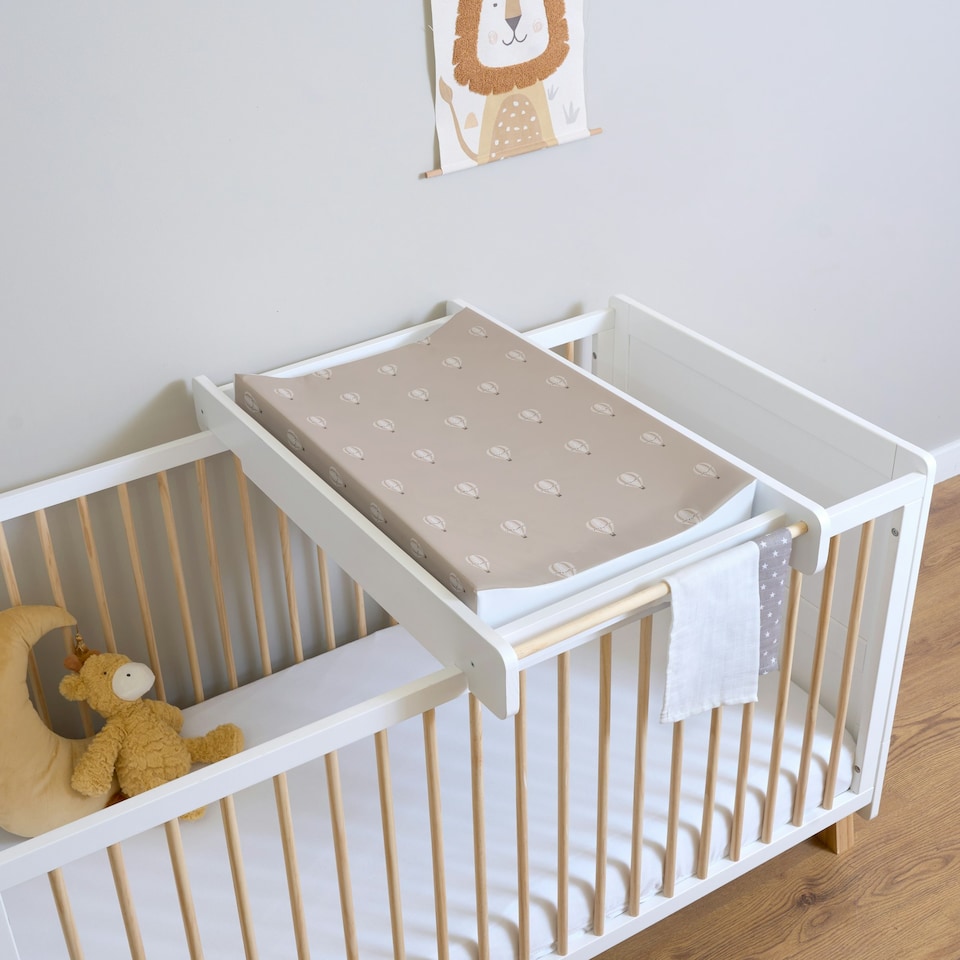 image 1 of Clair de Lune Hot Air Balloon Anti-Roll Wedge Baby Changing Mat