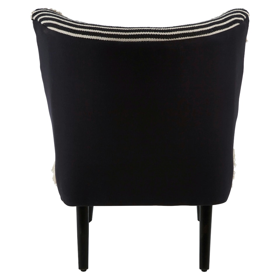 image 1 of Interiors by Premier Cefena Black Moroccan Chair Black