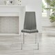 image 3 of Furniturebox 2x Elephant Grey Isco Dining Chairs