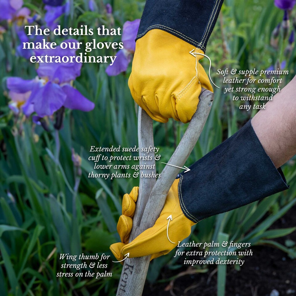 image 1 of Kent & Stowe Luxury Gauntlet Gloves Large | Multi