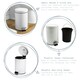 image 2 of Harbour Housewares Round Toilet Brush & Bin Set - White White