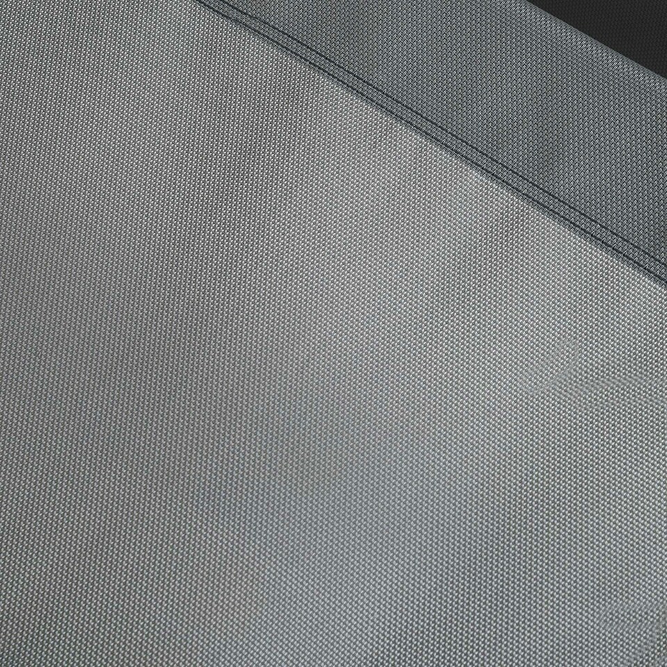 image 1 of Outsunny Single Texteline Outdoor Hammock Bed Patio Sun LoungerRocker Grey
