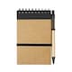 image 2 of MidOcean Sonora Recycled A6 Notepad And Pen - Black/Beige - One Size