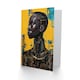 image 2 of Futuristic Beautiful African Woman Him Her Birthday Card