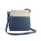 image 1 of Eastern Counties Leather Womens/Ladies Opal Leather Handbag - Ink/Grey - One Size | Blue