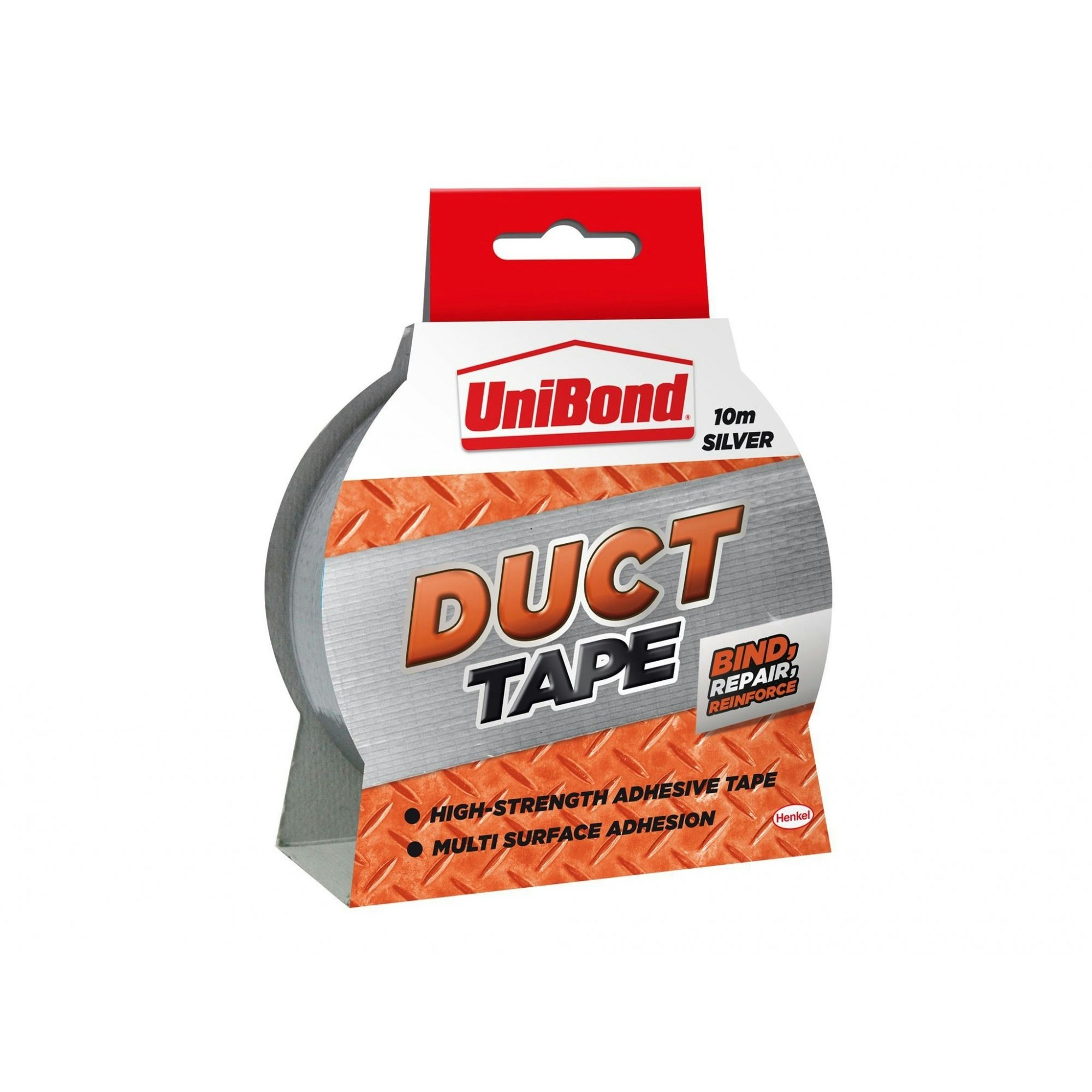 Unibond Diy Duct Tape - Multi Colour - Silver, 50mm x 10m