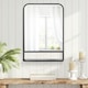image 5 of HOMCOM Rectangle Wall Mirror with Shelf 70 x 50 cm, for Living Room, Bedroom