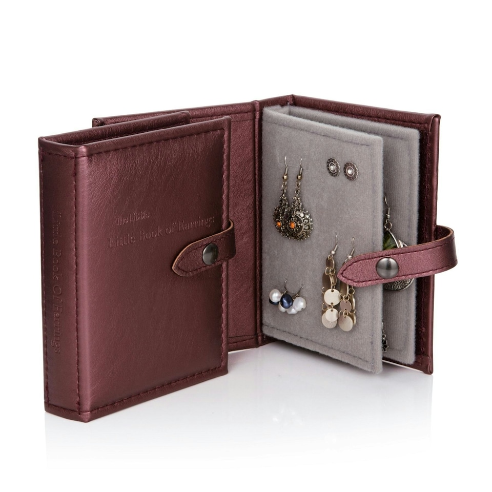 Little Little Book Of Earrings Small Bronze Jewellery Storage Box