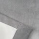 image 5 of Luxury Enhanced Living Grey Velvet, Supersoft, 100% Blackout, Thermal Pair of Curtains with Eyelet Top - 90 x 108 inch (229x274cm)