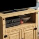 image 3 of Vida Designs Corona Straight TV Unit Stand, Solid Pine Wood