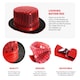 image 2 of Red Accessory Set - Sequin Top Hat, Bow Tie & Braces Red | One Size