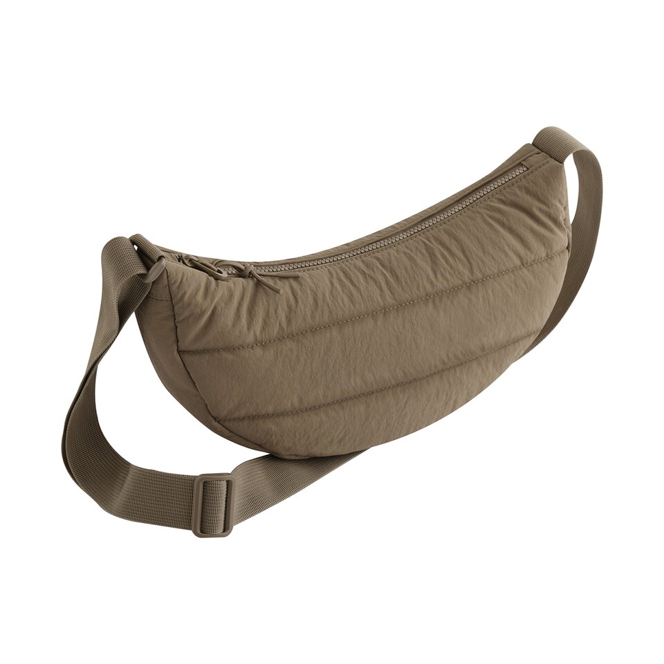 image 1 of Bagbase Quilted Crossbody Bag | Green | Earthy Green | One Size | 1