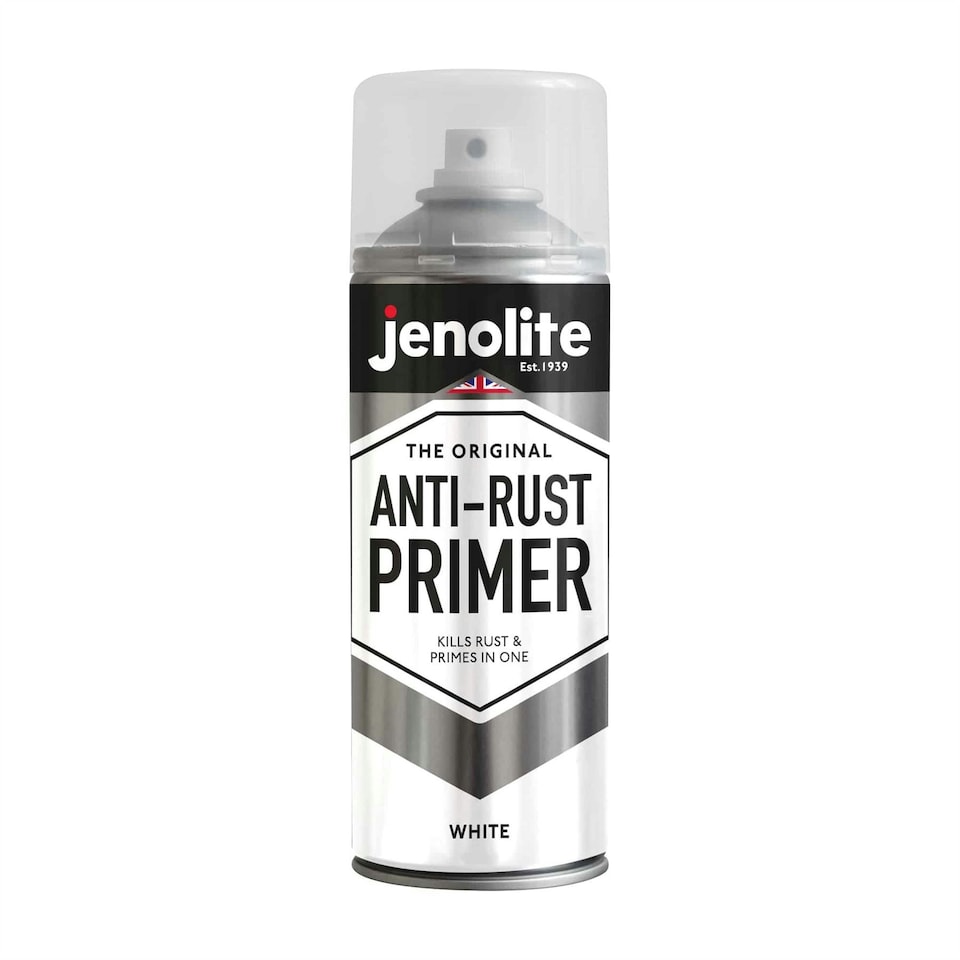 image 1 of Jenolite Rust Resistant Anti-Rust Primer Spray - White - 400ml