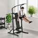 image 8 of HOMCOM Adjustable&Folded Dip Stands Multi-Function Pull-ups Sit-ups Fitness tool