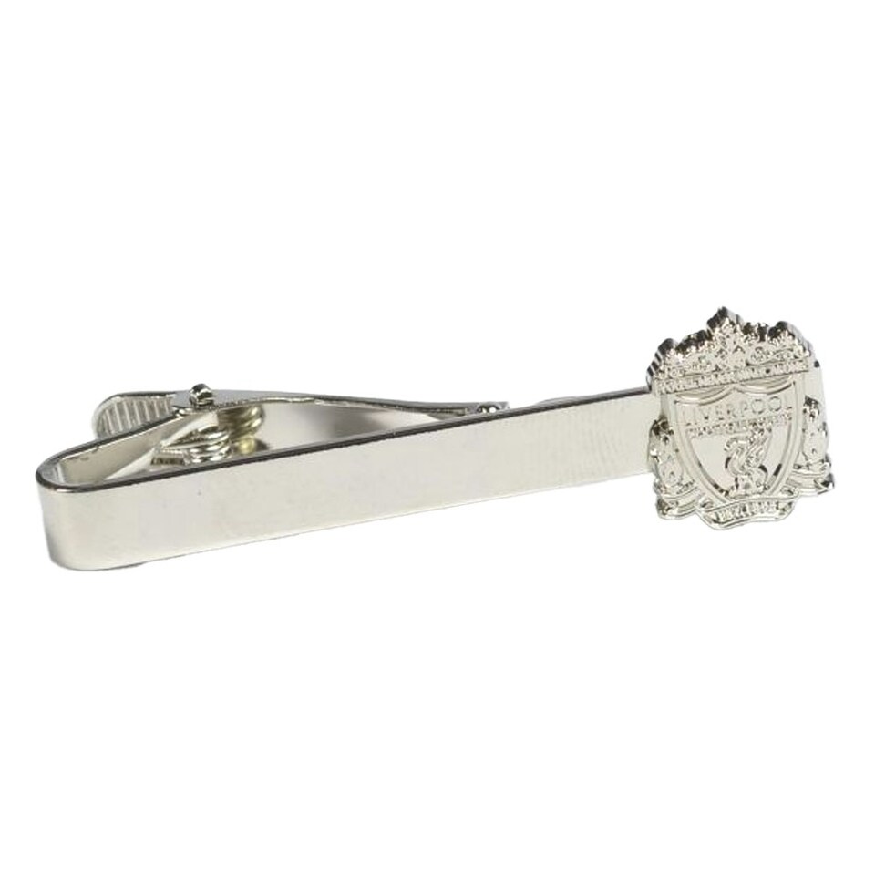 Liverpool FC Silver Plated Crest Tie Slide - Silver - One Size