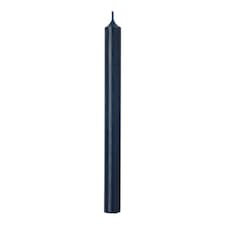 IHR Dinner Candle Tall Solid Coloured Unscented 25cm Blue