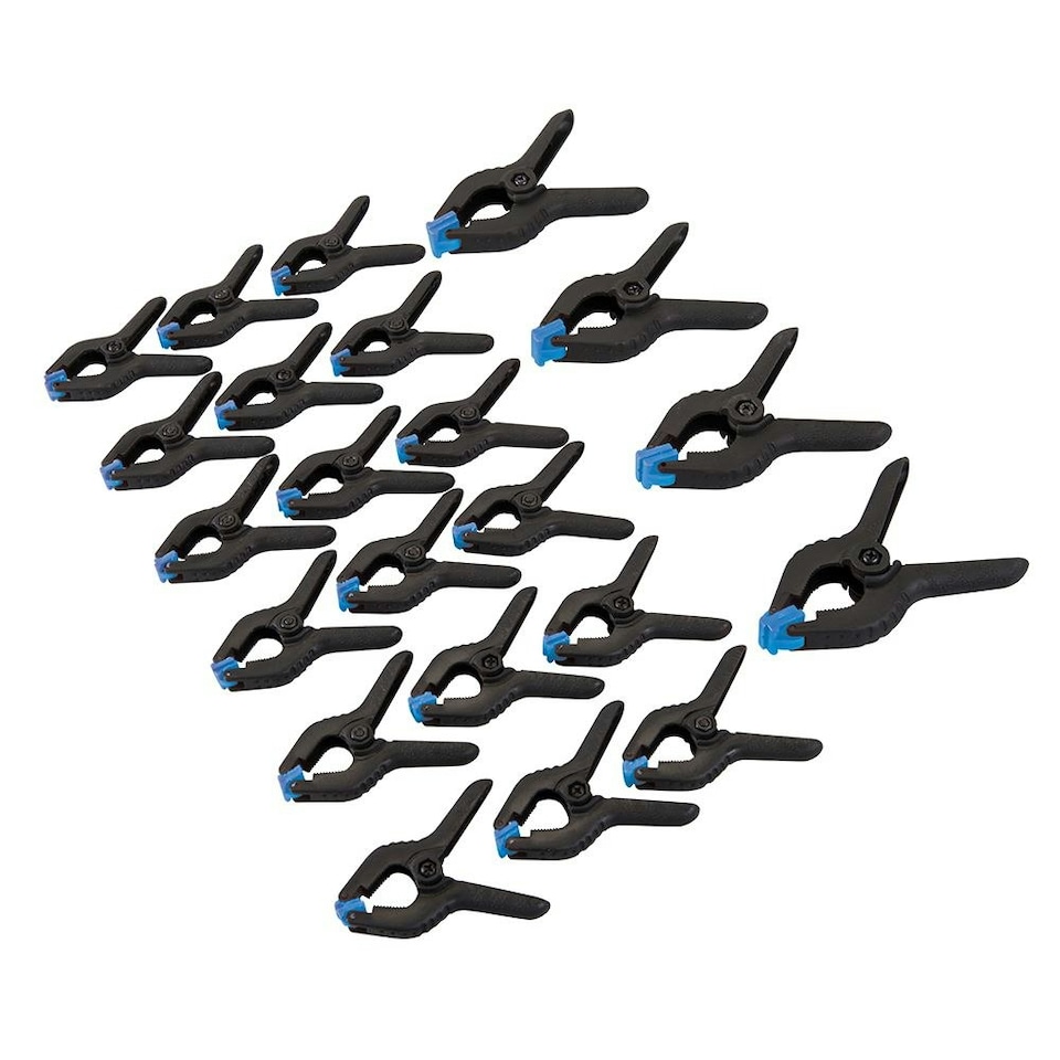 image 1 of Silverline - Spring Clamp Set 22pce - 25 & 19mm