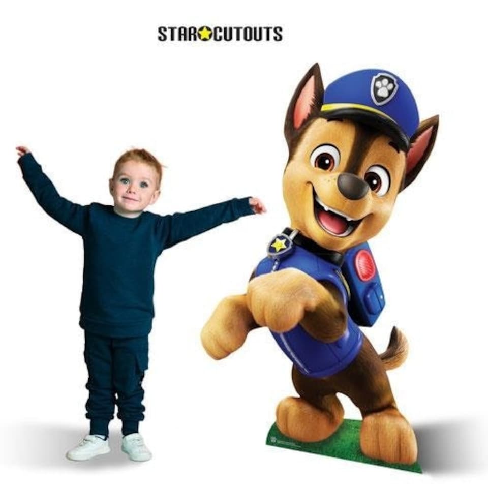 image 1 of Chase Paw Patrol Police Puppy Lifesize Cardboard Cutout 133cm