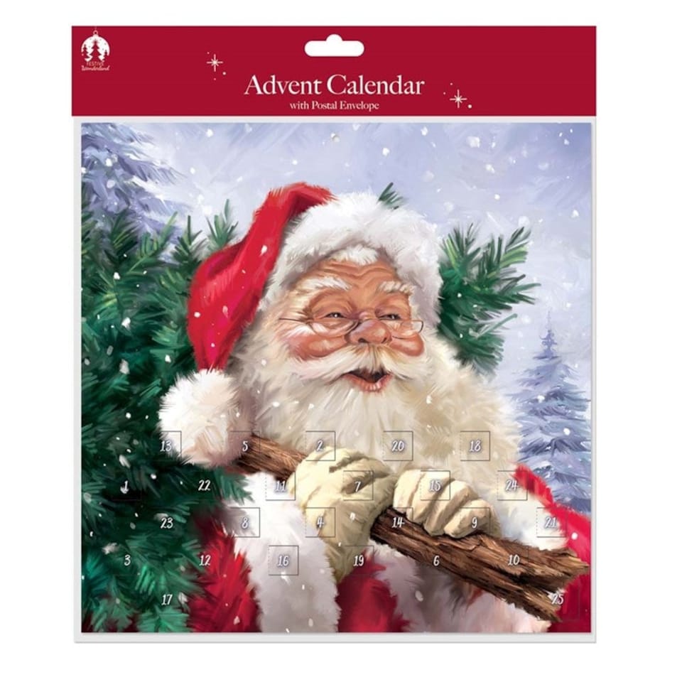 image 1 of Christmas Large Santa Design Advent Calendar