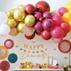 image 2 of Diwali Balloon Arch Kit with Fans and Tealight Card Decorations
