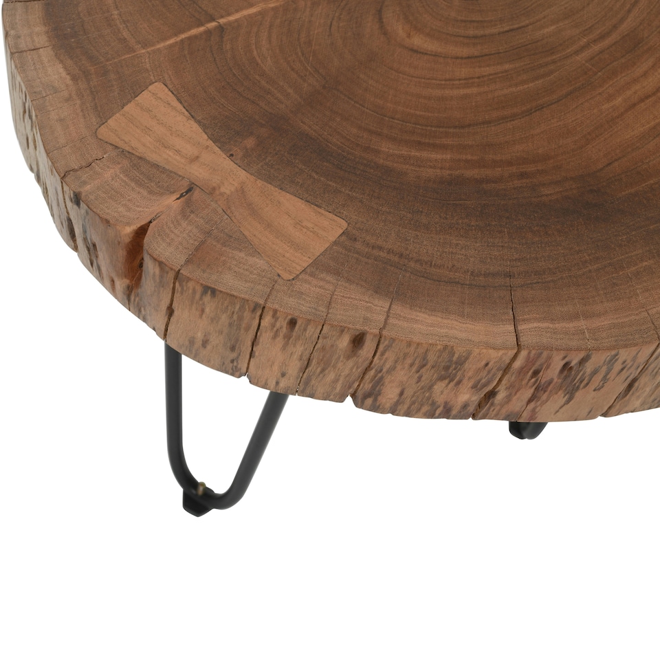 image 1 of Monco Accacia Wood Stool WIM