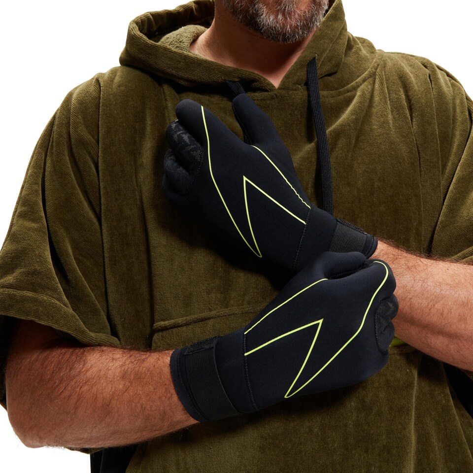 image 1 of Speedo Unisex-Adult Swim Gloves | Pool Essentials Training Aids, Check, Xxl