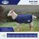 image 3 of Weatherbeeta Deluxe Goat Coat With Neck - Navy - S