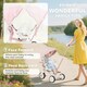 image 5 of AIYAPLAY 5 in 1 Foldable Kids Trike, Toddler Tricycle for 1-3 Years, Pink