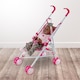 image 8 of BiBi Doll Pink & Black Foldable Dolls Buggy Stroller & Toy Pushchair for 20" Dolls
