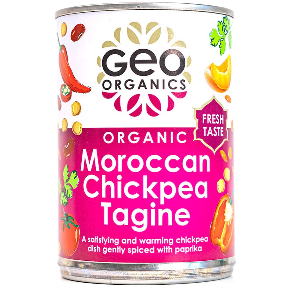 Organic Moroccan Chickpea Tagine 400g (Geo Organics)