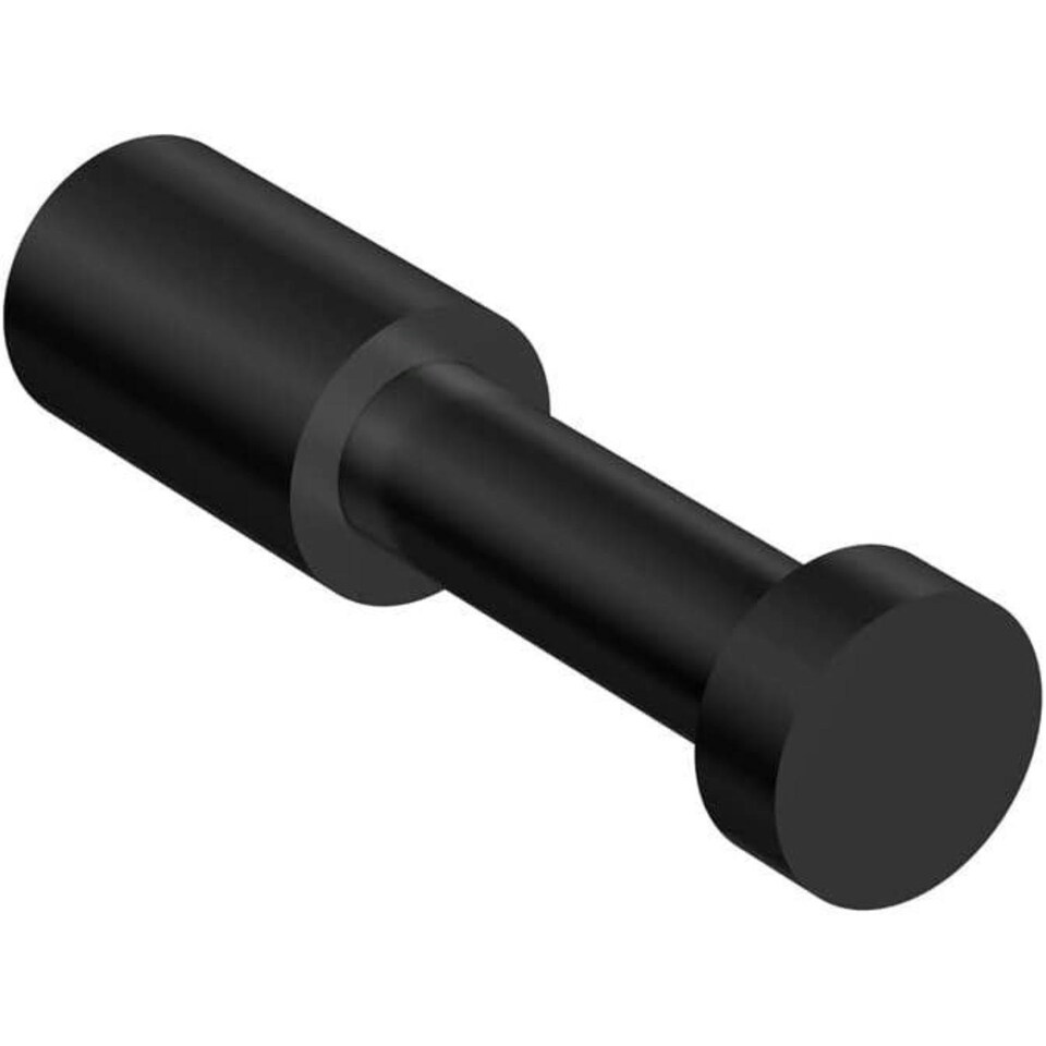 image 1 of Cosmic Hook w/ Screws & Durable Stainless Steel for Bathroom, Matt Finish Black